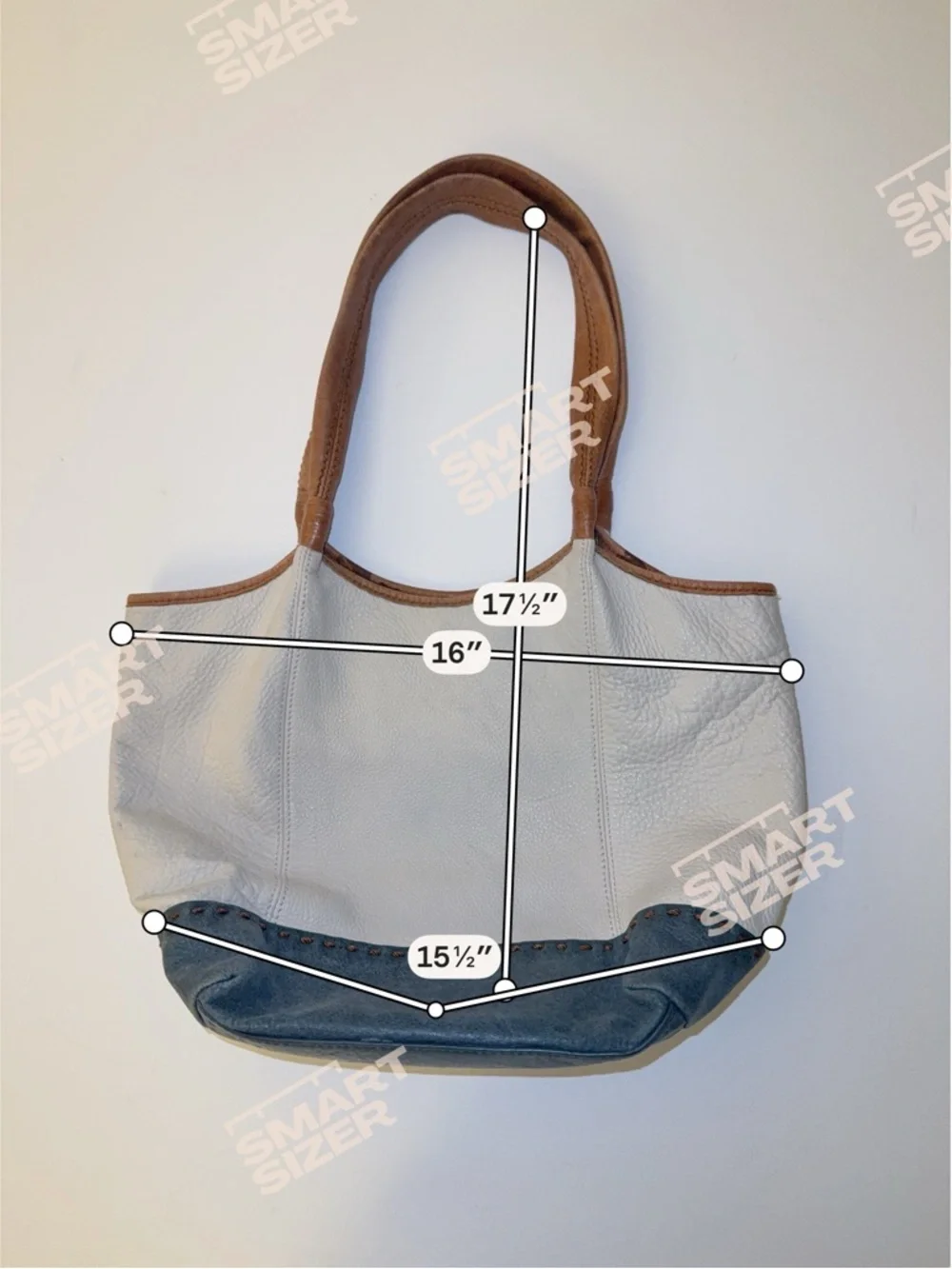 The Sak Tan and Brown Tote Bag | Leather Shoulder Bag. Two Toned. Bohemian